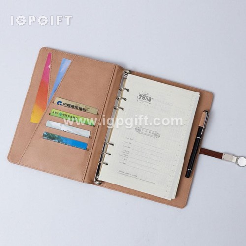Buku nota berwayar pengecas USB jari pelbagai fungsi
