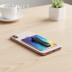 環保材質手機支架帶卡套