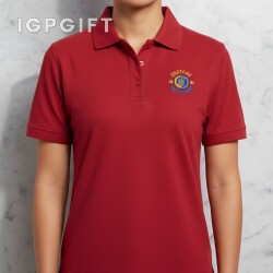 女士微孔速乾 polo 衫