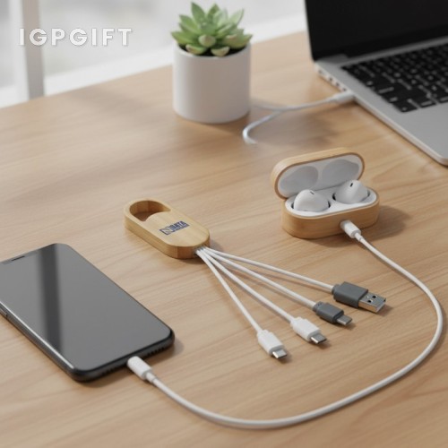 竹紋雙重充電線