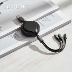 可伸縮充電線