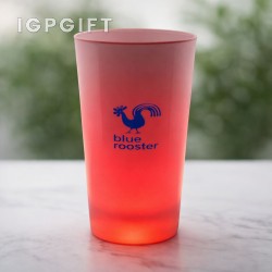多彩發光冰霜玻璃杯 - 17盎司