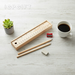 高端木製文具套件