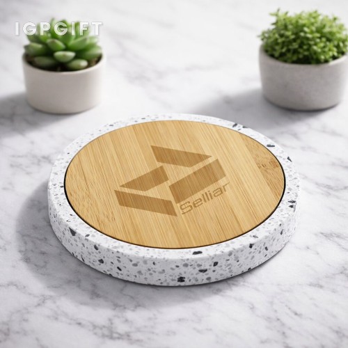 大理石紋無線充電器