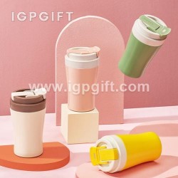 แก้วกาแฟฟลิปฝาแบบสีสันสดใส