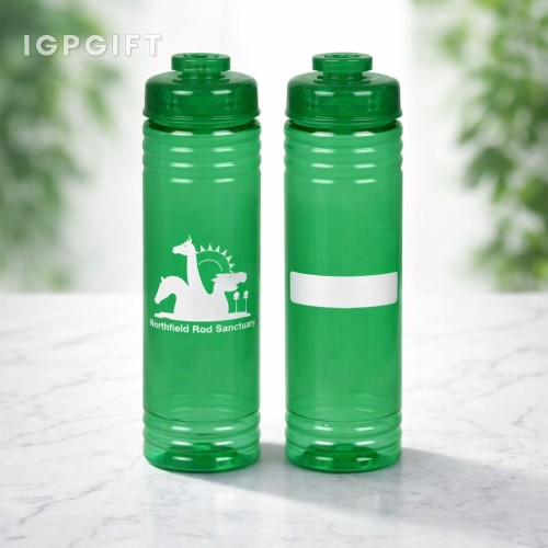 Botol air dengan penutup boleh dibuka semula yang mesra alam