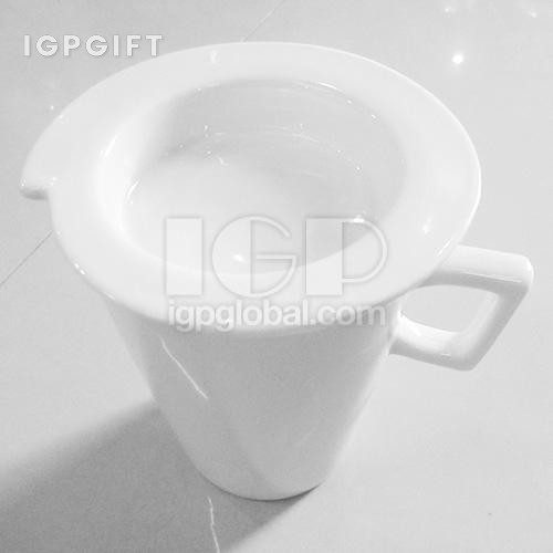 帶杯蓋陶瓷杯