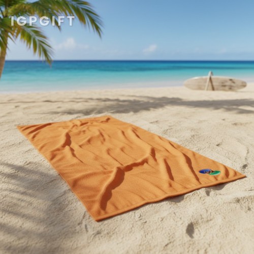 embroidered beach towel
