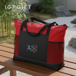กระเป๋าถือซิป刺繡