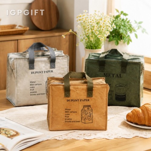 Beg Lunch DuPont Kertas Tahan Suhu Tiga Lapisan