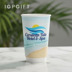 ชุดกระดาษกันร้อนสีกลุ่มมหาสมุทร - 16 ออนซ์