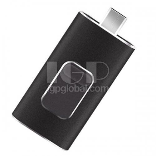 4合1 OTG金屬手機USB