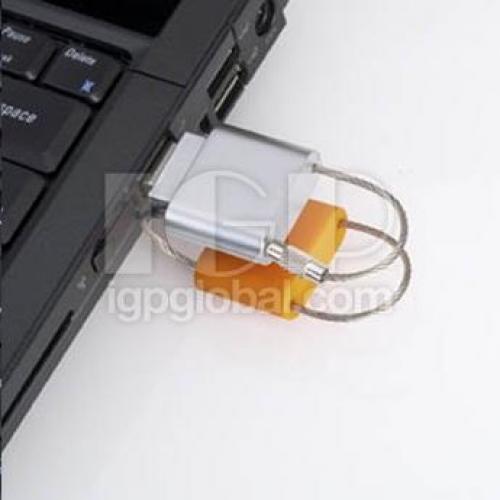 鎖形USB
