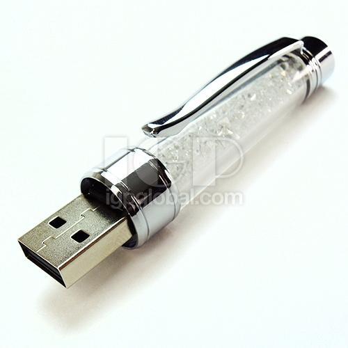 水晶USB筆