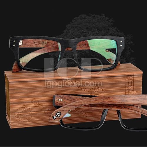 復古木質眼鏡盒
