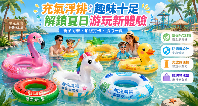 景區夏日紀念品優選，沙灘三件套禮品套裝
