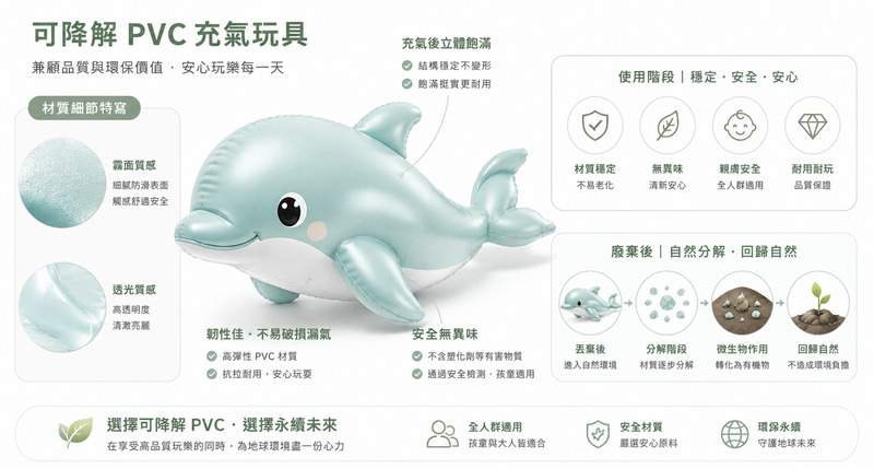 環保充氣禮品新趨勢,可降解PVC玩具應用解析