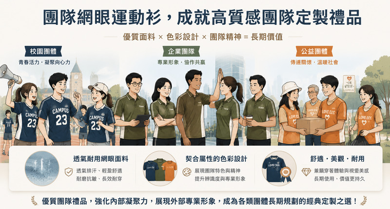 團隊運動衫定製設計,網眼面料與團隊色彩搭配技巧
