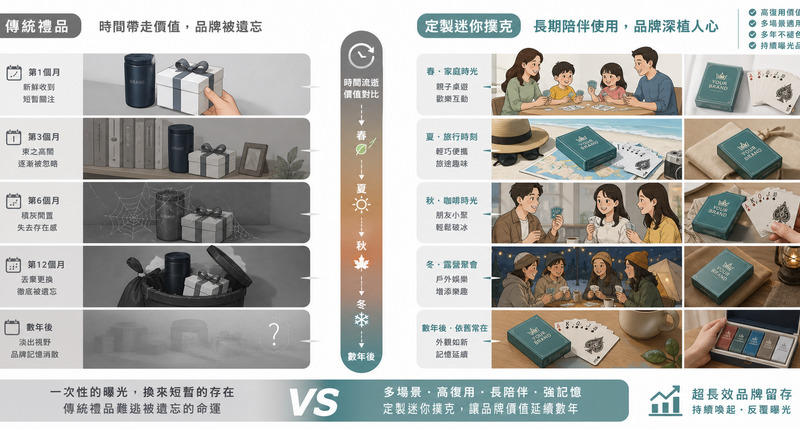 口袋微型品牌名片,迷你撲克禮品實現長效曝光